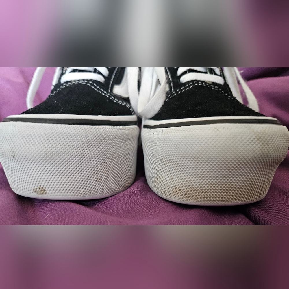 Gently Used - Vans Off The Wall‎ Old Skool stackform sneakers floral embroidery - Picture 6 of 8